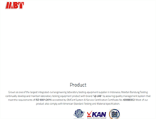 Tablet Screenshot of mbt-testing.com